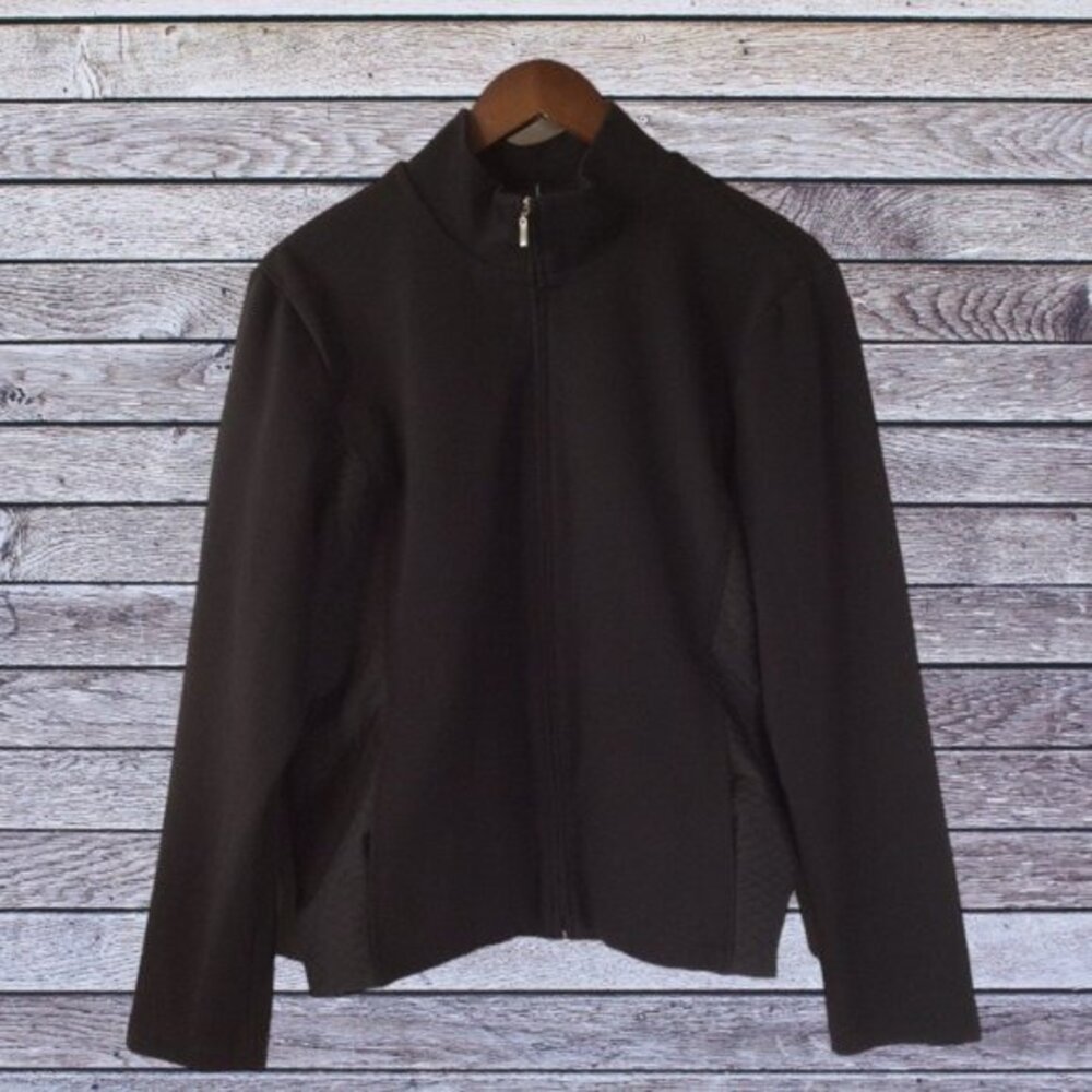 Talbots Quilted Women's Jacket Rayon/Nylon/Cotton Blend Size XL